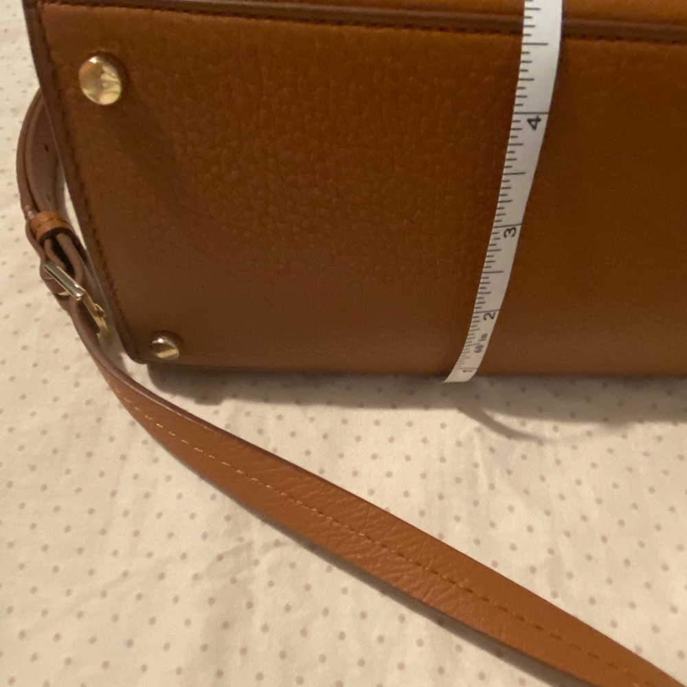 Kate Spade Tan Leather Satchel with Tassels - Picture 4 of 4